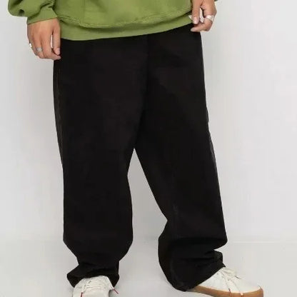 Polar big boy jeans black skateboarding denim pants y2k casual streetwear loose mens baggy jeans harajuku men clothing