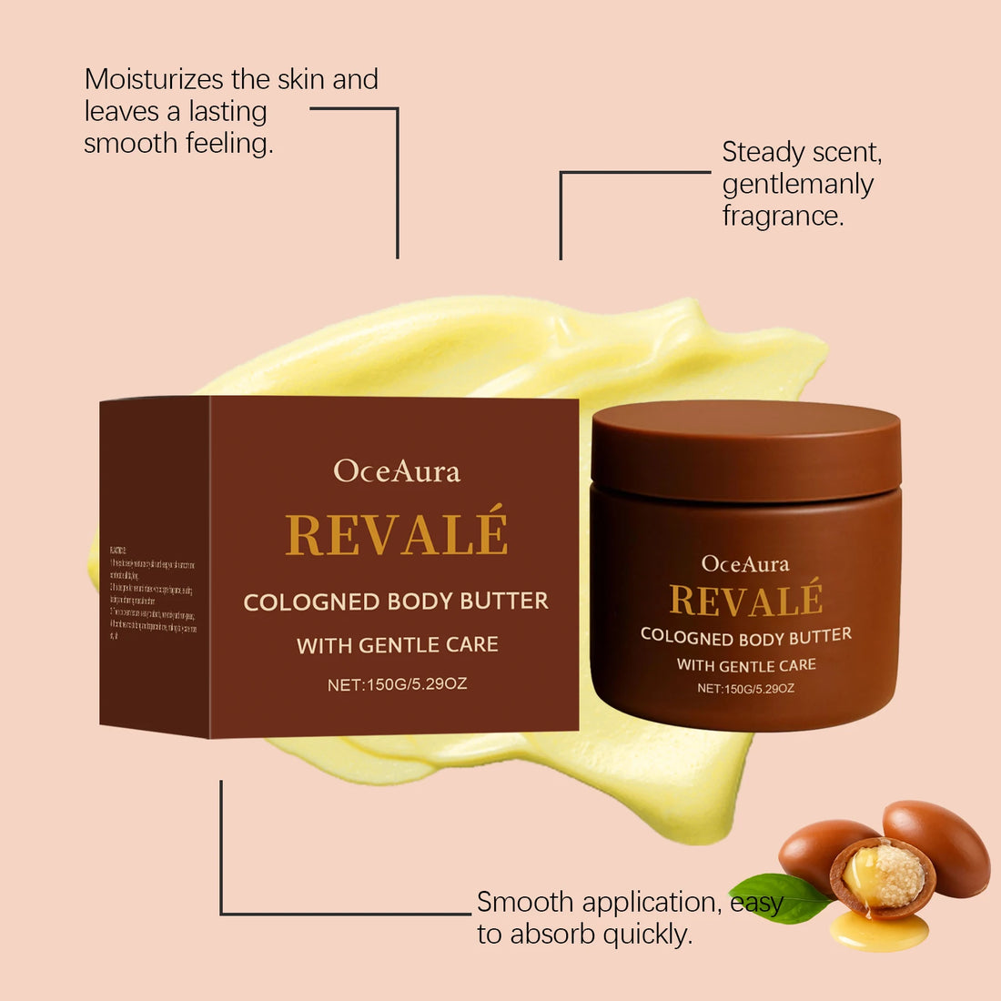 Men Pheromone Body Butter Cologne Scented Long-Lasting Moisturizing Boost Male Confidence Charm Fragrance Body Skin Care Cream
