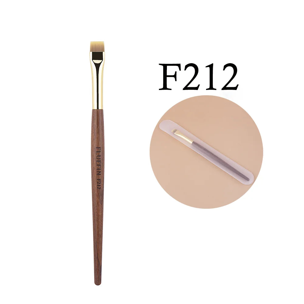 Concealer Crush Ultra Thin Concealer Brush Advanced Copper Tube Redwood Makeup Brush Precision Detail Makeup Tool for Beginners
