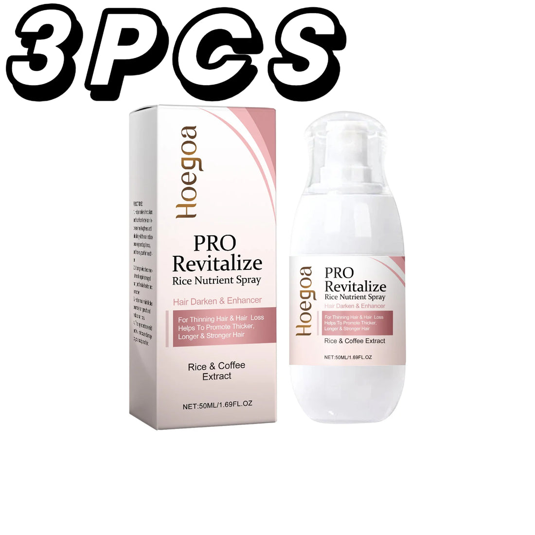 Fermented Rice Water Hair Growth Essential Hair Re-g-rowth Oil Scalp Treatment Hair Fall Control Serum Plant Dense Hair Spray