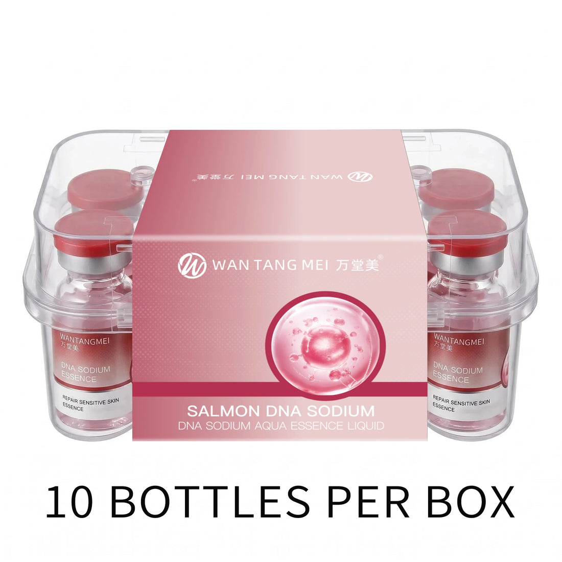 WANTANGMEI Salmon DNA essence soothes sensitive skin maintains skin stability moisturizes brightens tightens and cares for skin