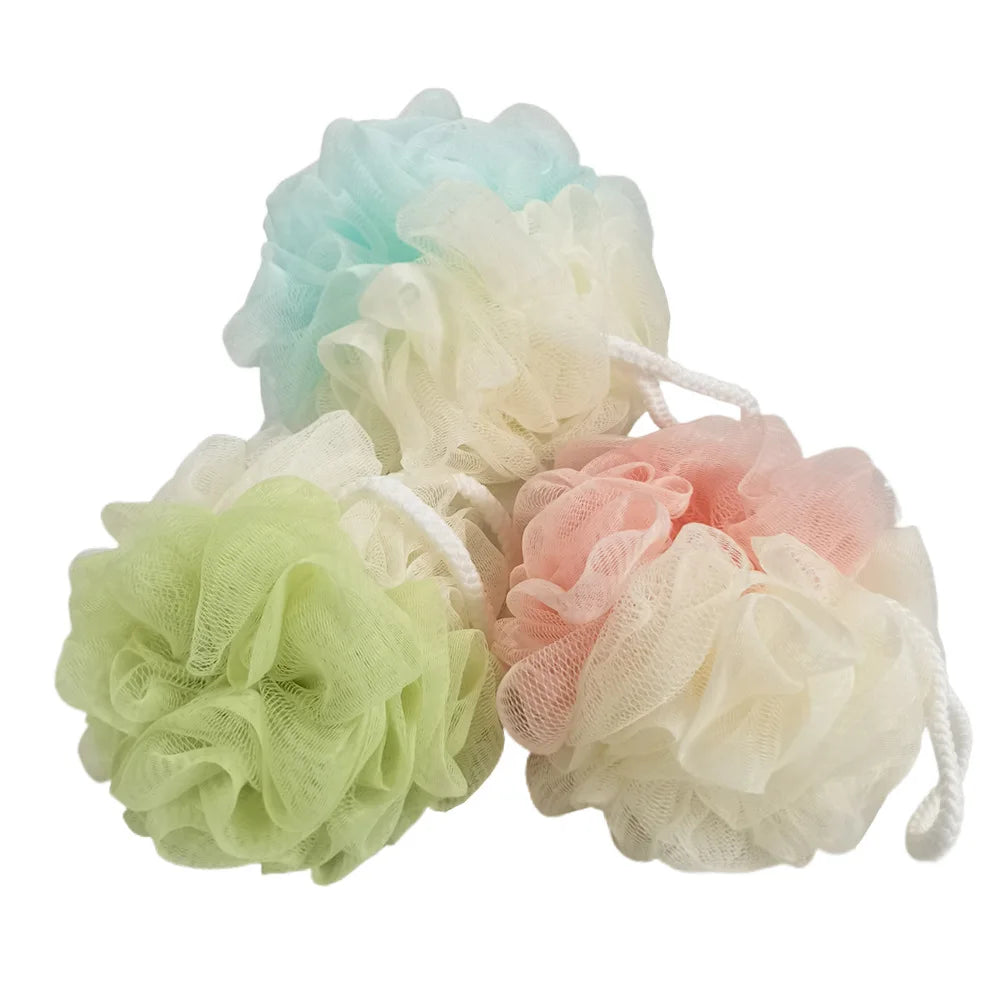 Soft Shower Mesh Foaming Sponge Body Scrub Exfoliating Back Brush Skin Cleaner Bath Bubble Ball Skin Care Bathing Accessories Halalzen