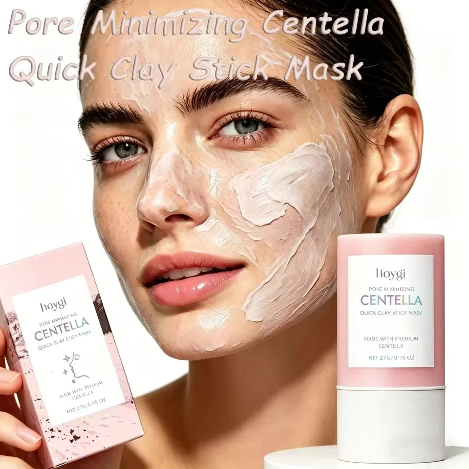 Centella Clay Mud Stick Mask Pore Minimizing Quick Shrink Pores Remove Blackheads Acne Scars Moisturizing Brighten Korean Makeup