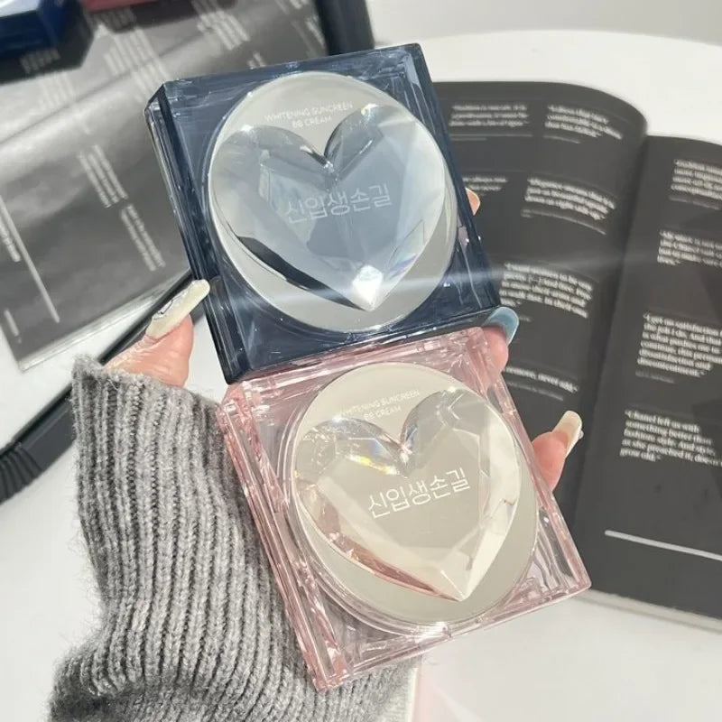 Whitening Sunscreen Air Cushion BB Cream Concealer Waterproof Sweatproof 50x Sunscreen Foundation Halalzen