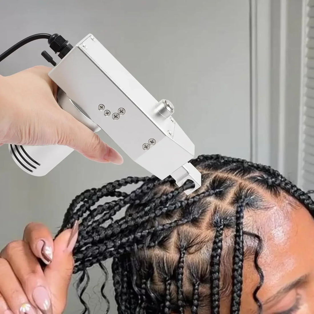 Automatic Dreadlock Machine,Portable Electric Dreadlock Machine Kit Handheld Instant Dreadlocks Maker Machine 7 Speed Adjustable