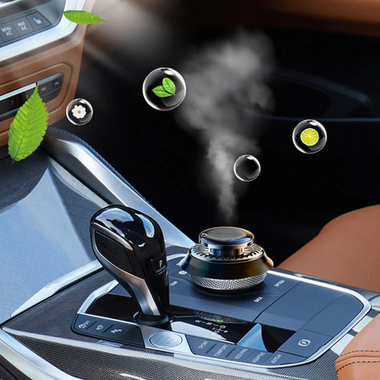 Solar Car Perfume Fragrance Long Lasting Rotating Car Aromatherapy Car Aromatherapy Ornament Deodorizing Interior Accessories