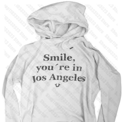 Aesthetic Letter Pattern Hoodies Y2k Girl Sweatshirt Clothing Goth Vintage Printing Loose Sweatshirt Girl Fashion Casual Hoodies