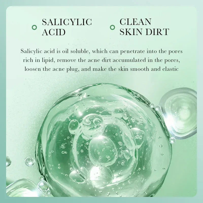 BIOAQUA Salicylic Acid Facial Cleanser Acne Treatment Moisturizing Oil Control skincare Face Wash Foam Face Cleanser Skin Care Halalzen