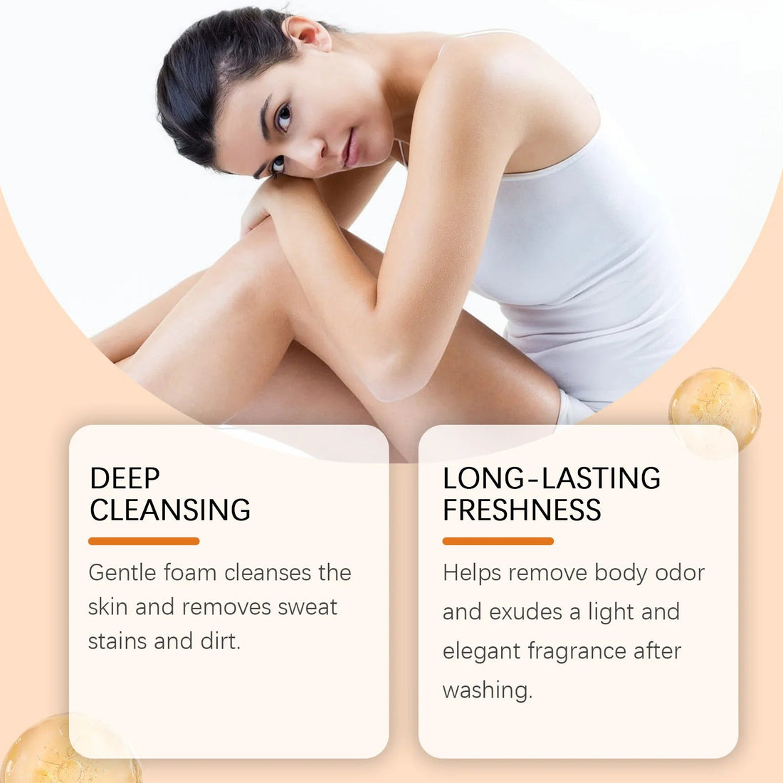 OCEAURA Papaya Turmeric Nourishing Bath Soap Deep Clean Improve Dull Skin Remove Dirt Smooth Epidermis Body Moisturize Bath Soap Halalzen