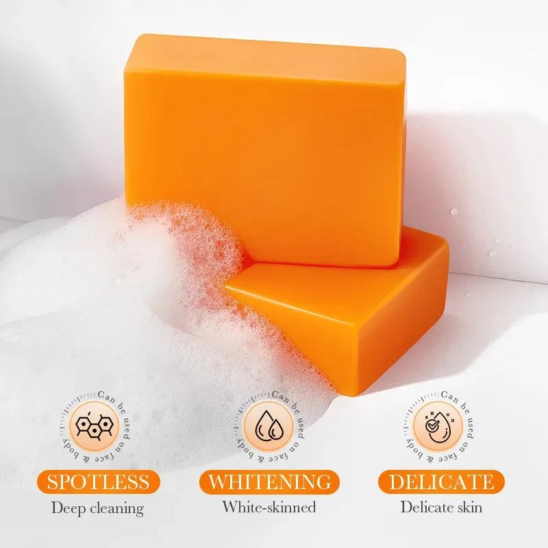 Sadoer Kojic Acid Facial Soap Face Wash Foam Facial Cleanser Moisturizing Hydrating Oil Control Body Bathing Handmade Soap Halalzen