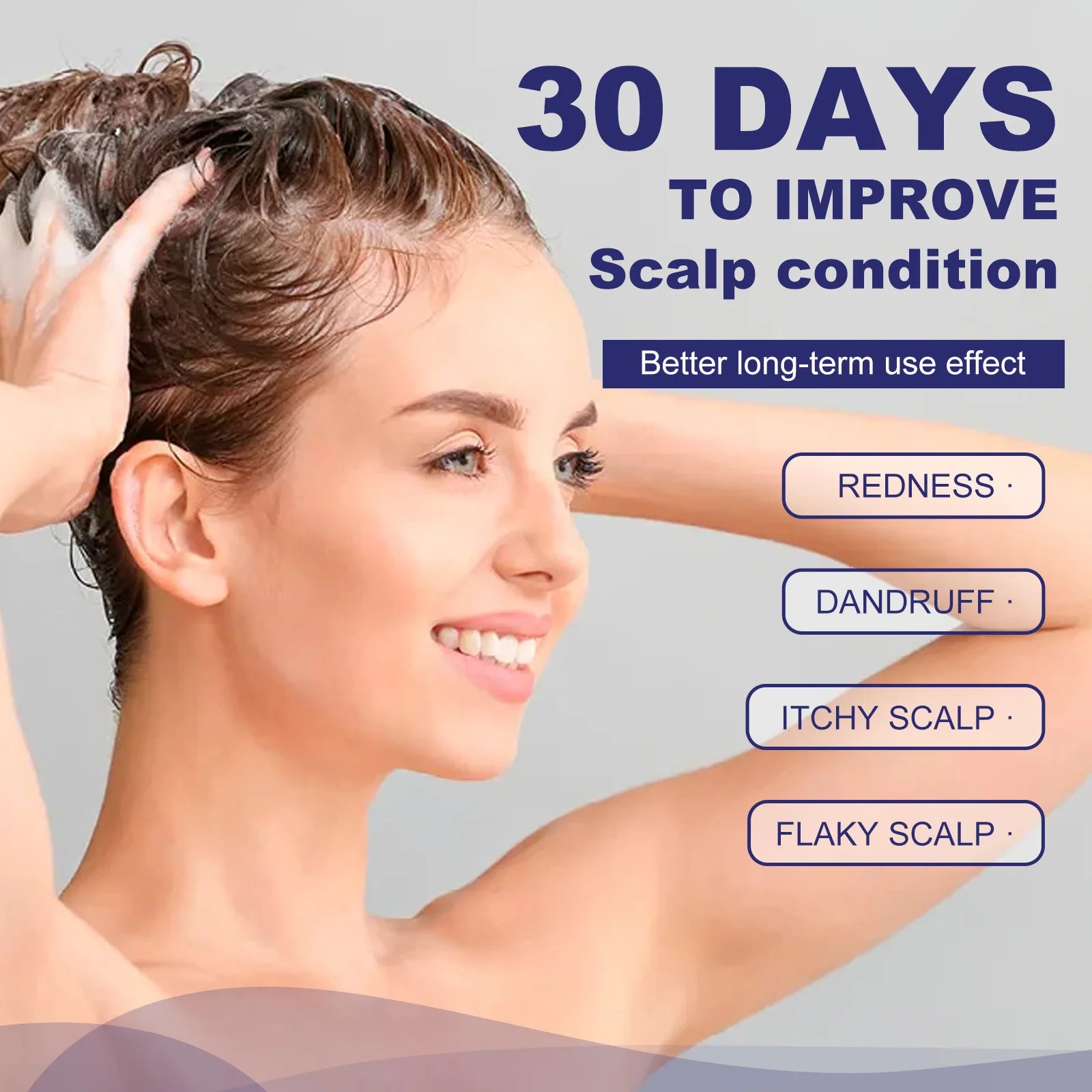 Folliculitis Shampoo Hair Loss Prevention Deep Scalp Cleansing Strengthening Hair Thickening Care Shampoo