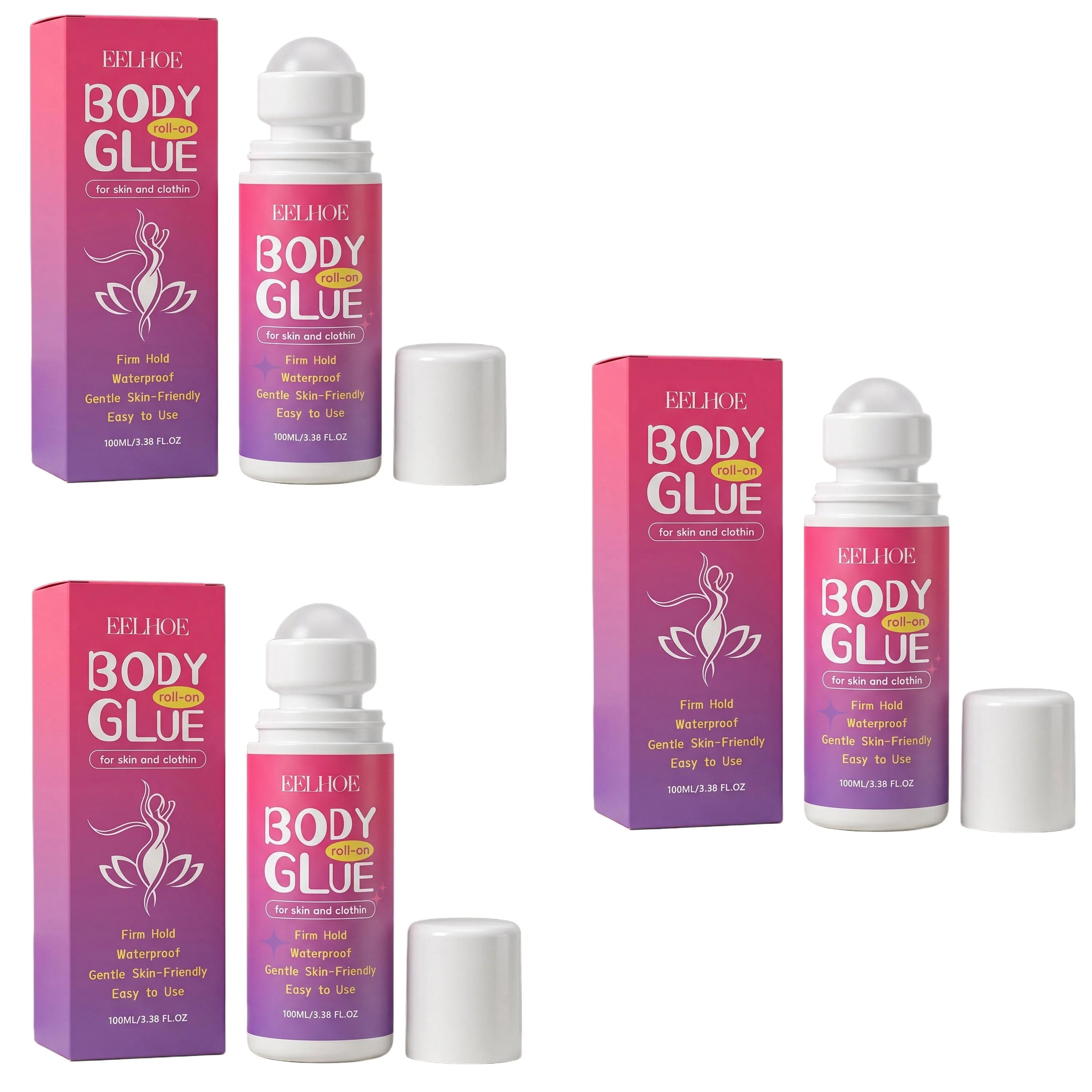 Body Roller Ball Glue, Gentle and Moisturizing, Smooth to Apply, Skin-Friendly and Comfortable, Refreshing on the Skin, Not Stic