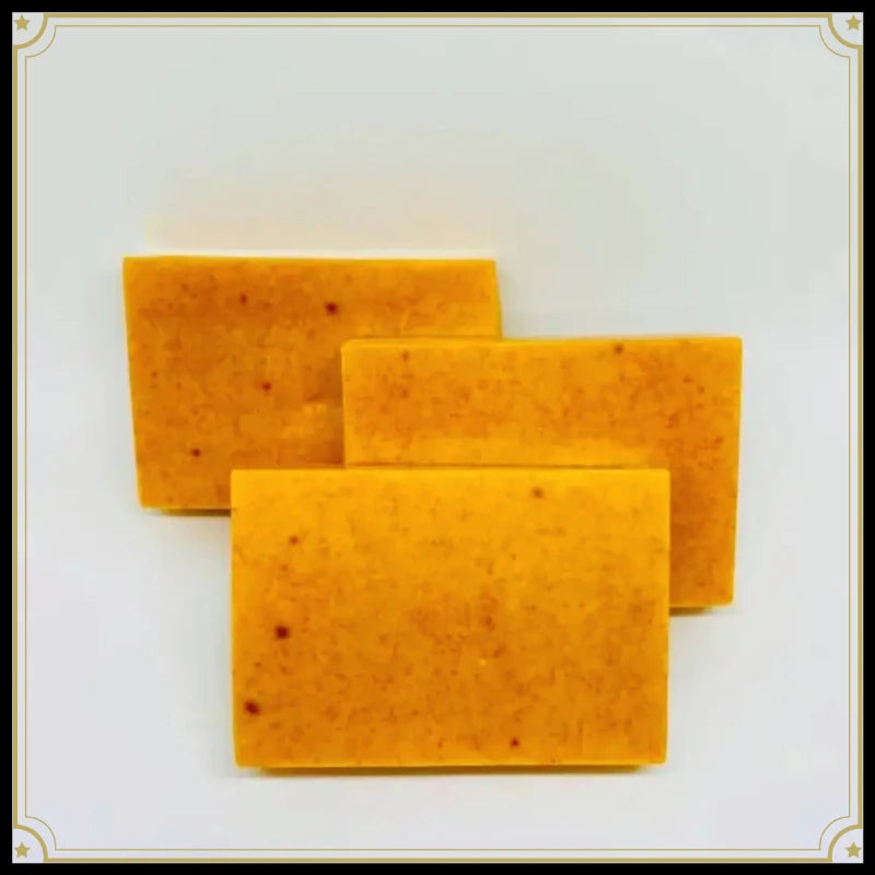 1/2/3Pcs  Turmeric Hand Made Soap, Lemon Kojic Acid Soap, Shower and Facial Soap Body Care