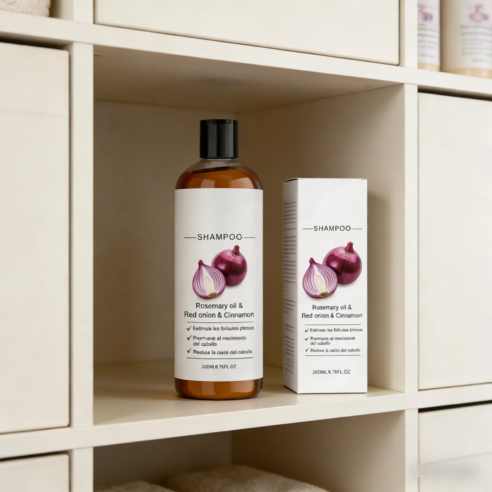 Red Onion Hair Growth Shampoo Against Hair Loss Products Strengthening Hair Follicle Lightweight Cinnamon Rosemary Oil Shampoo Halalzen