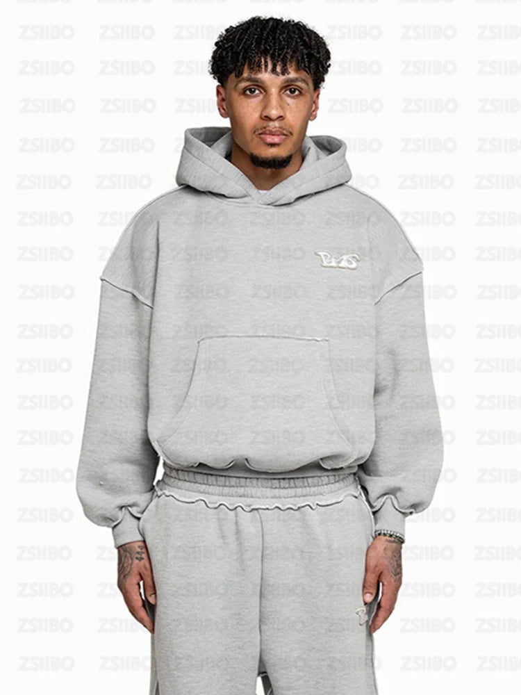 Harajuku Stylish Retro Letter Print Hoodies Women Graphic American Y2K Top Oversized Hoodie Couples Streetwear Goth Women Clothe