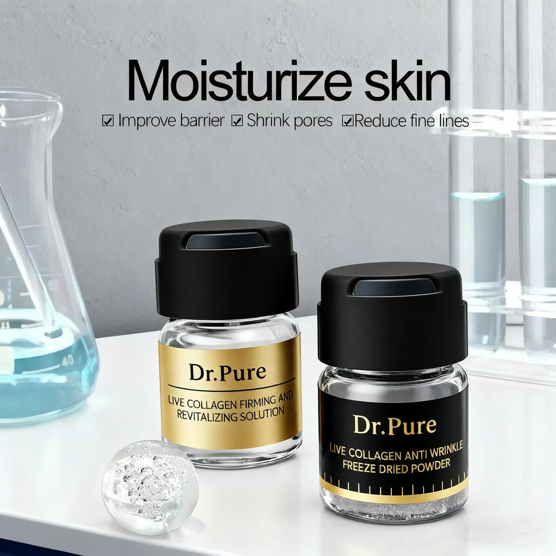 High end anti wrinkle, coarse pores essence, fast absorption, make you 20 years younger Halalzen