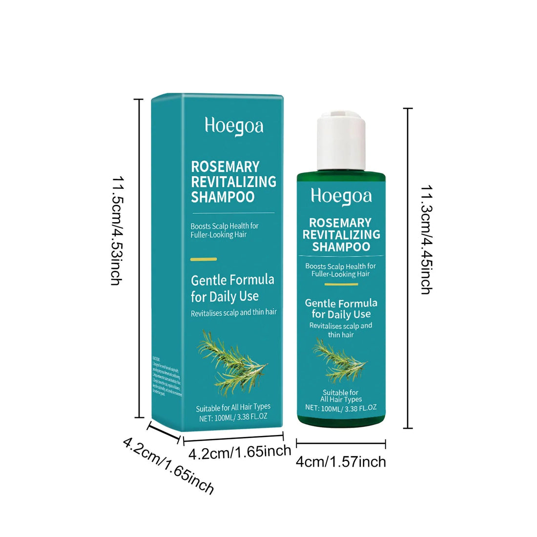 Organic Rosemary Hair Care Set Shampoo&Conditioner&Serum Nourish Strengthen Hair Roots Improve Dry Frizzy Hair Smooth Treatment Halalzen