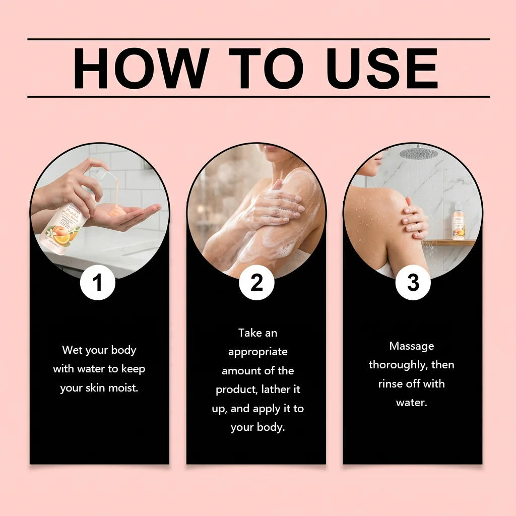 Hydrating Body Wash Moisturizing Brightening Body Cleansing Smoothing Lasting Fragrance Softening Glowing Refreshing Shower Gel Halalzen