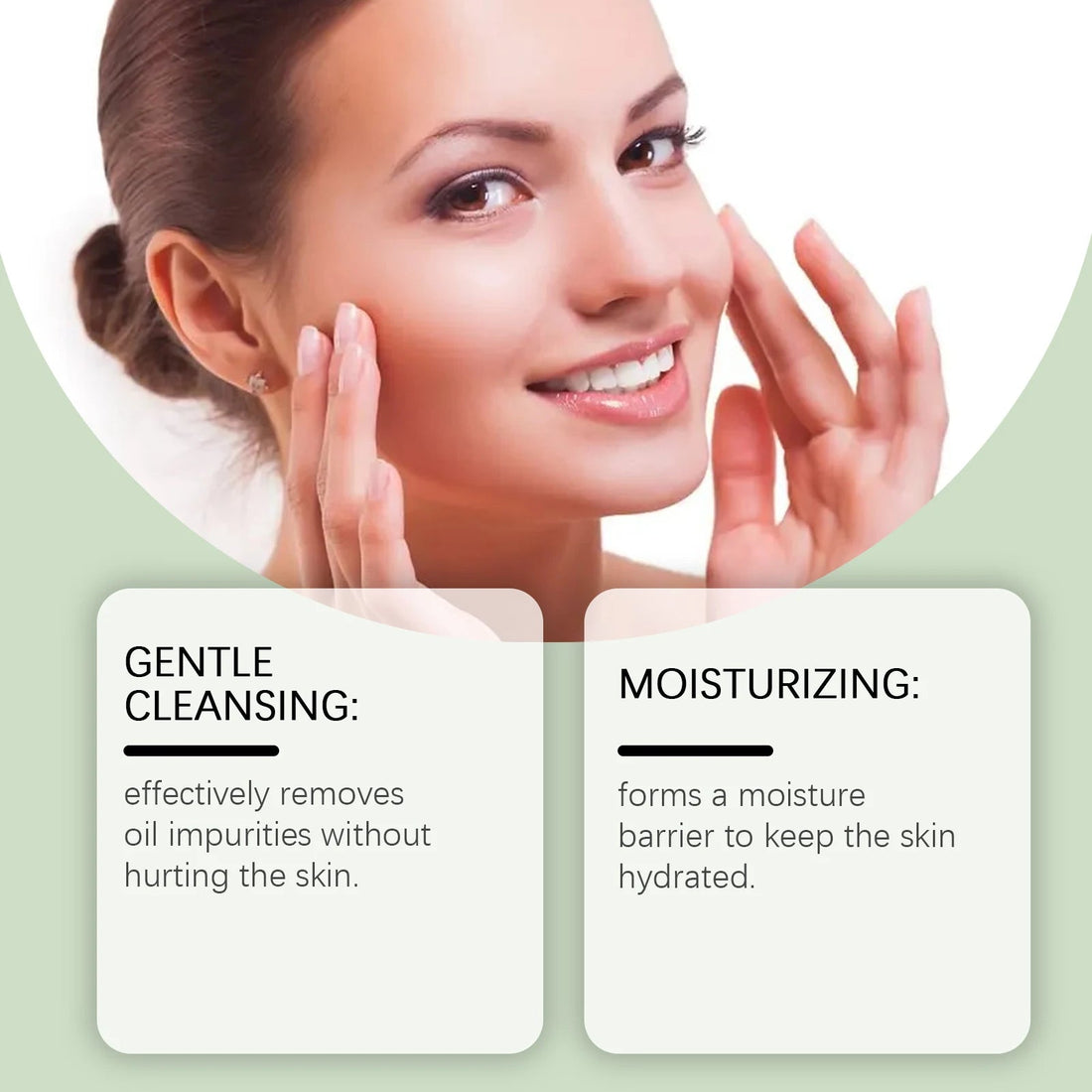 Hoygi Hyaluronic Acid Face Cleanser Gel Deep Pore Cleansing Moisturizing Non Drying Makeup Remover for Sensitive Skin 100ml Halalzen