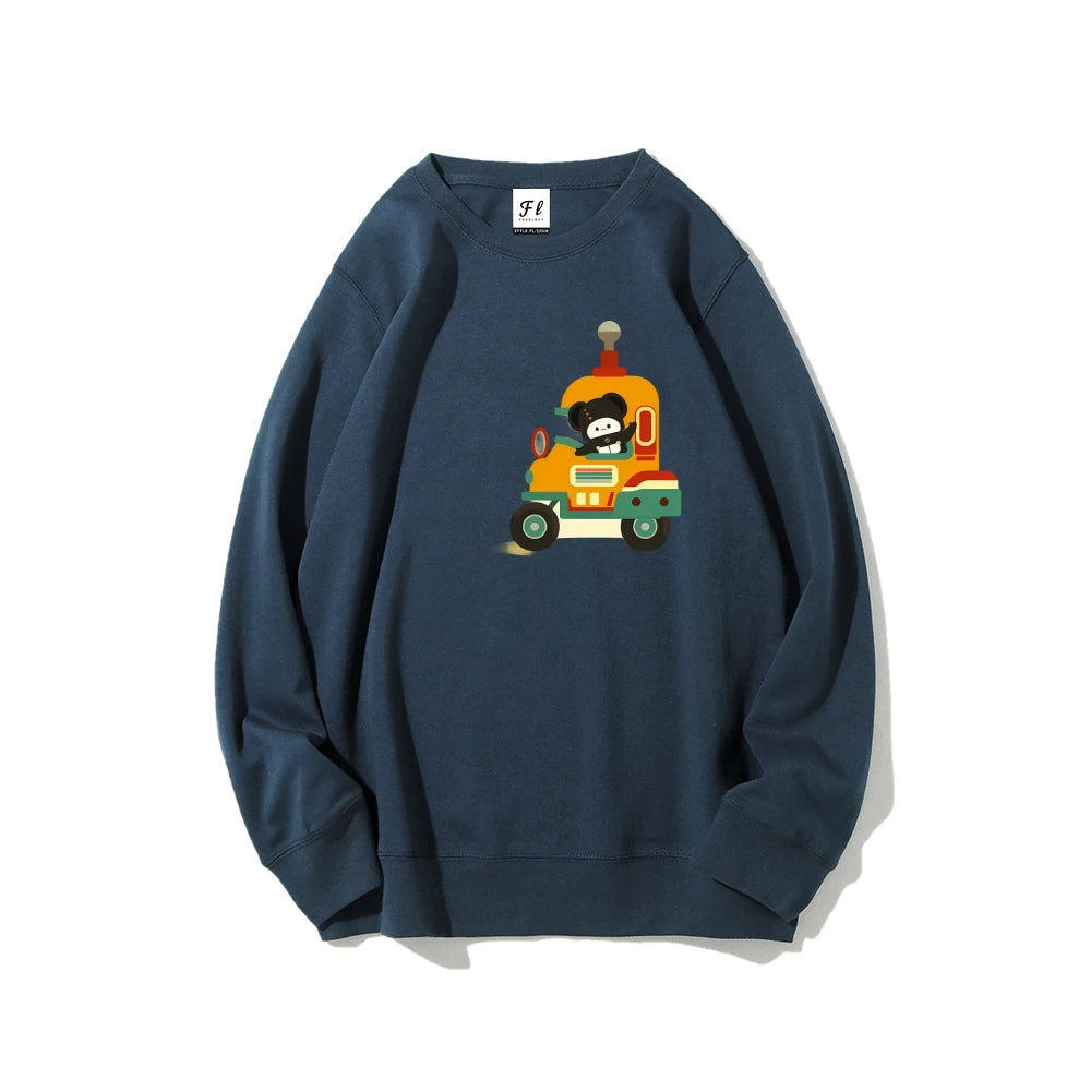 Women's Sweatshirts Hoodies Y2K Clothing With Toy Graphic Street Fashion Sweater Casual Loose Fit Unisex Winter Style