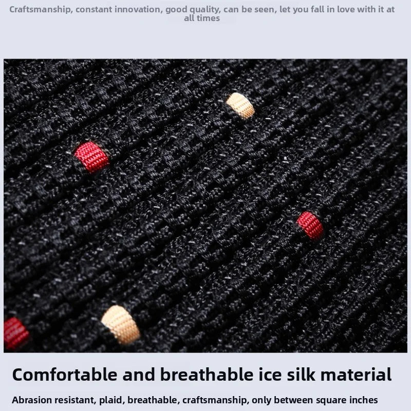 FOR Nissan Frontier car seat cover, fully covered with PU leather ice silk splicing, soft, comfortable and wear-resistant