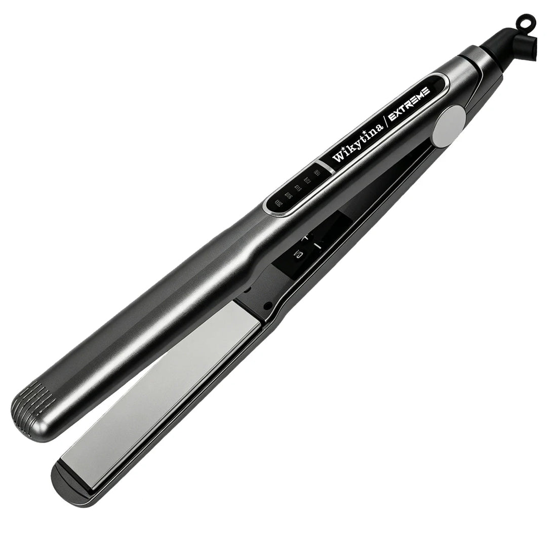 Lizze Style 2 in 1 Hair Straightener Curler Nano Titanium Dual Purpose for Straight or Fluffy Curls Portable Home Use Halalzen