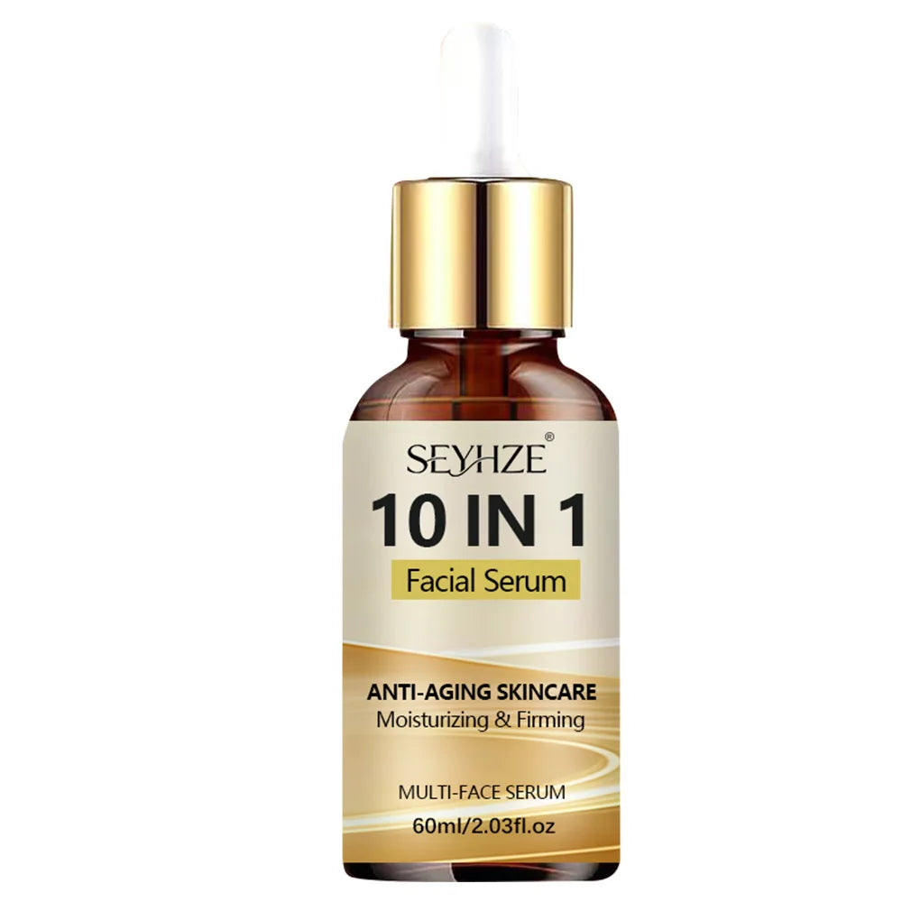 SEYHZE 10-in-1 Hydrating Essence with Niacinamide Collagen Ceramides Aloe & Matricaria for Face And Neck Moisturizing Softening