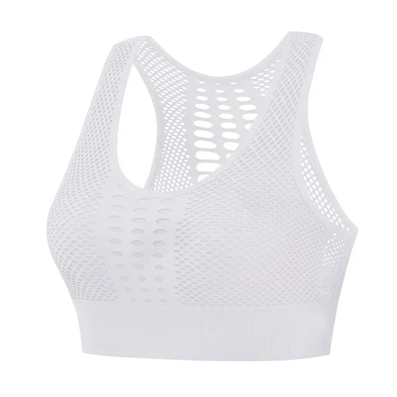 Hot Fitness Women's T-shirts Workout Sports Bra Yoga Vest Backless Solid Quick Dry Running Gym Sport bra Yoga Shirts Tank Top