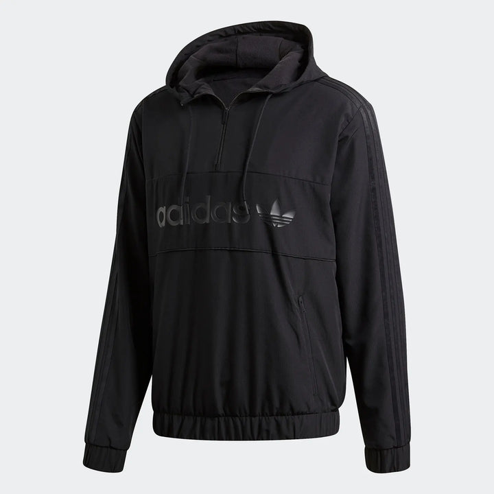 adidas Originals Men's Fleece-Lined Half-Zip Hooded Sweatshirt FQ5140