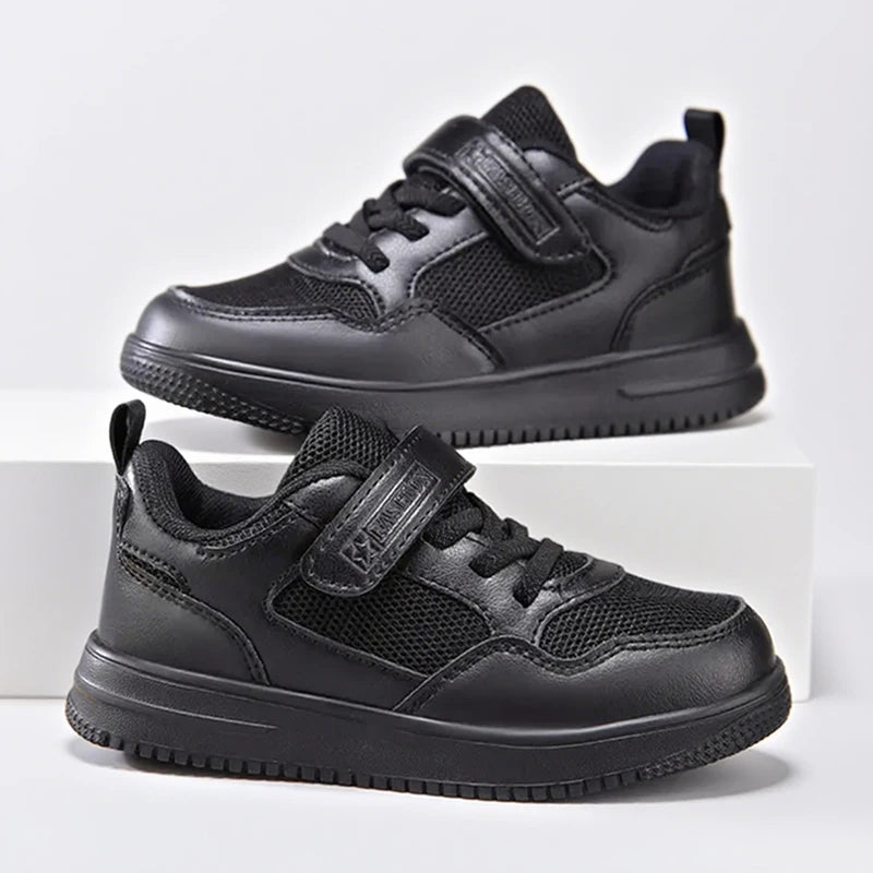 Trendy Children Sports Shoes Boys Sneaker Soft-soled Lightweight School Kids Non-slip Casual Walking Shoes Size 28-39