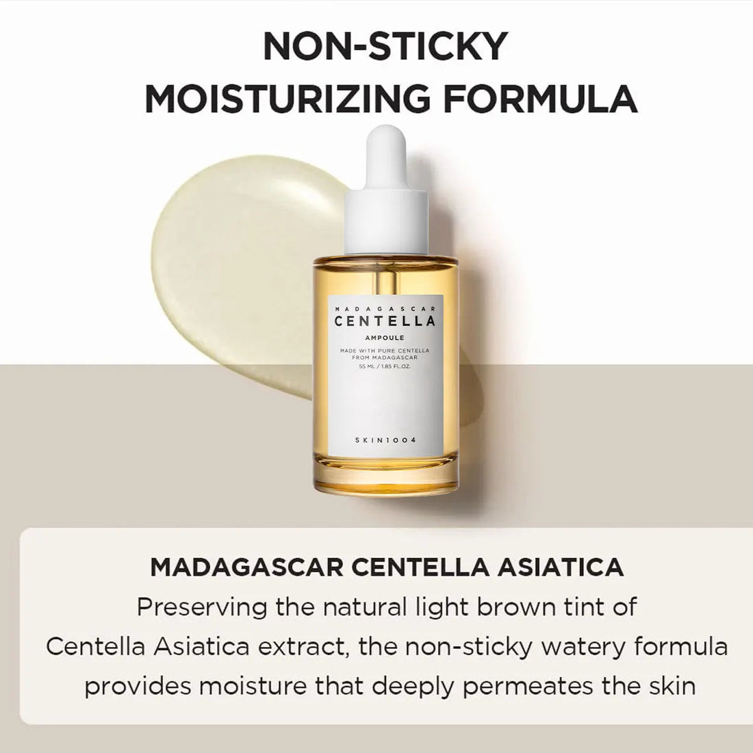 SKIN1004 Madagascar Centella Ampoule 55ml,Calming&Refreshing,Smoothing Red Tones,Invisible&Clean,Korean Skincare,Korean Makeup Halalzen