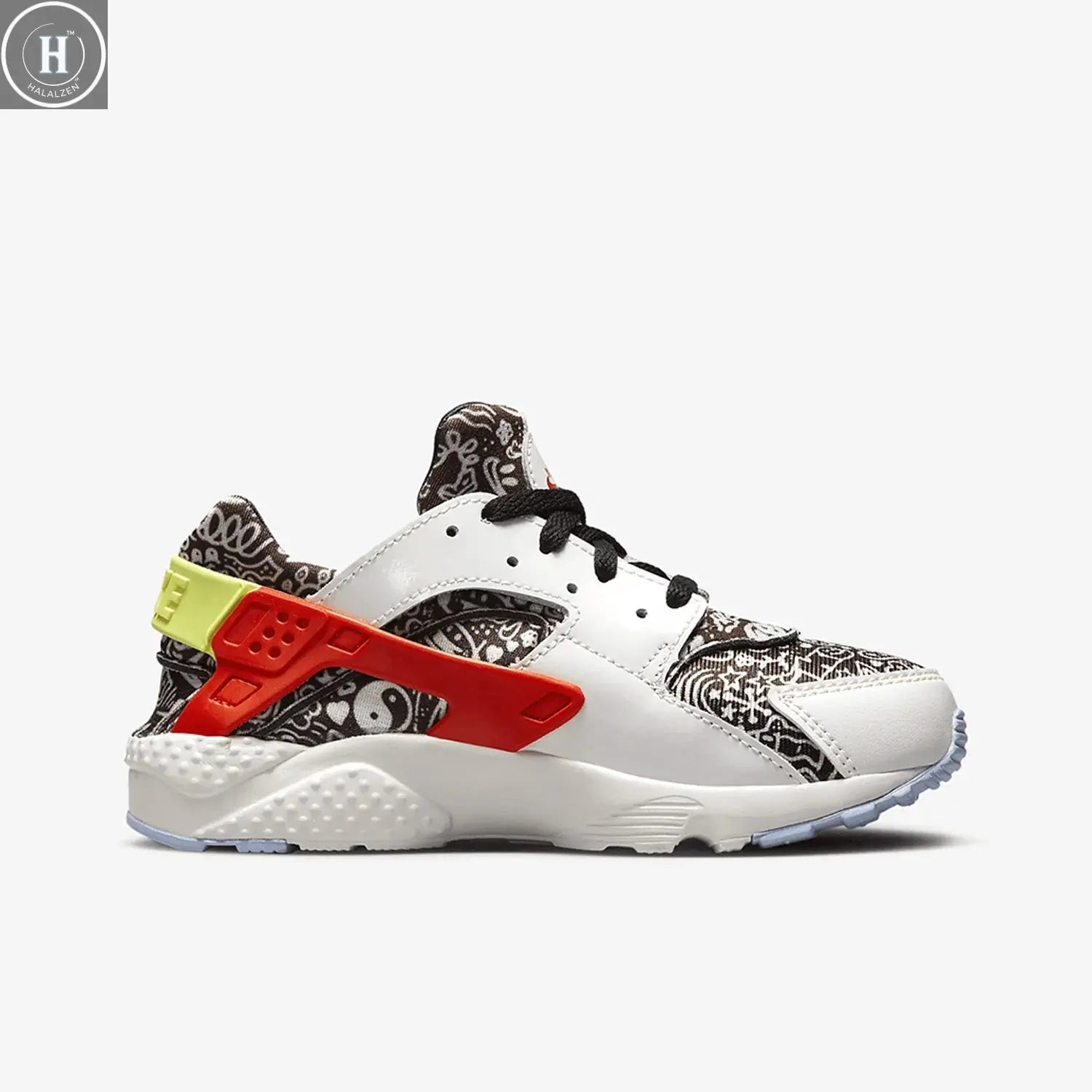 Nike genuine Huarache Run (GS) women's and children's casual shoes DV2270-100 HALALZEN