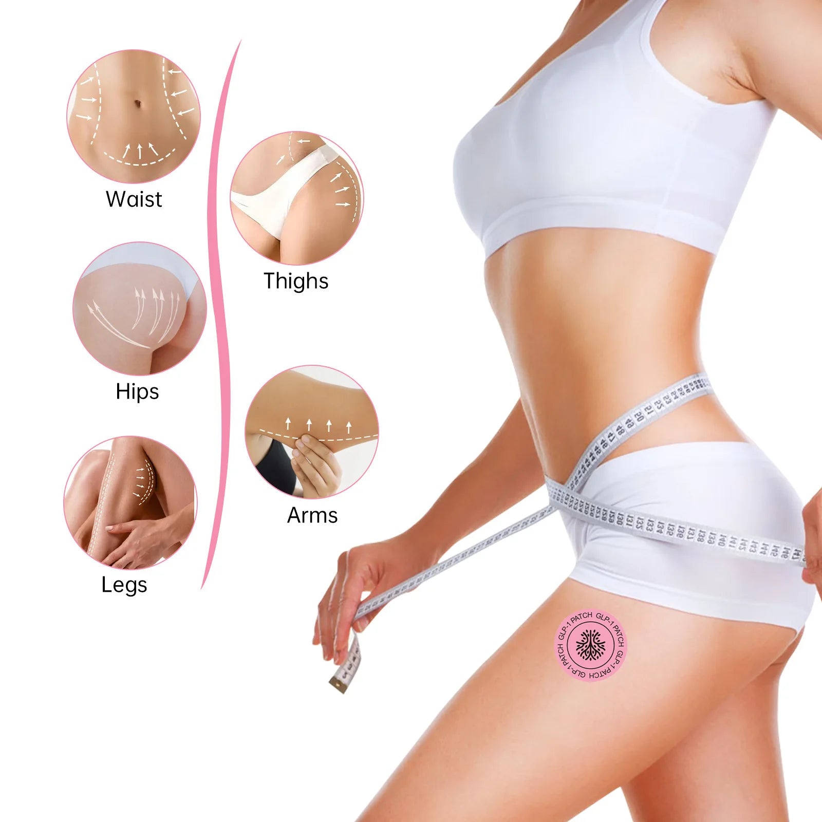 GLP-1 BODY PATCHES Original 30 pcs | Made from pure plants for appetite control | metabolism support | maintain energy