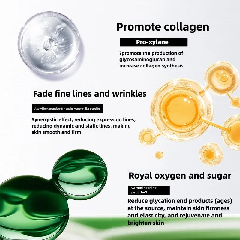 Peptide Anti-Wrinkle Moisturizing Serum Reduces Fine Lines Repairs Skin Hydrates  Brightens Anti-Aging Firming Skincare Product Halalzen