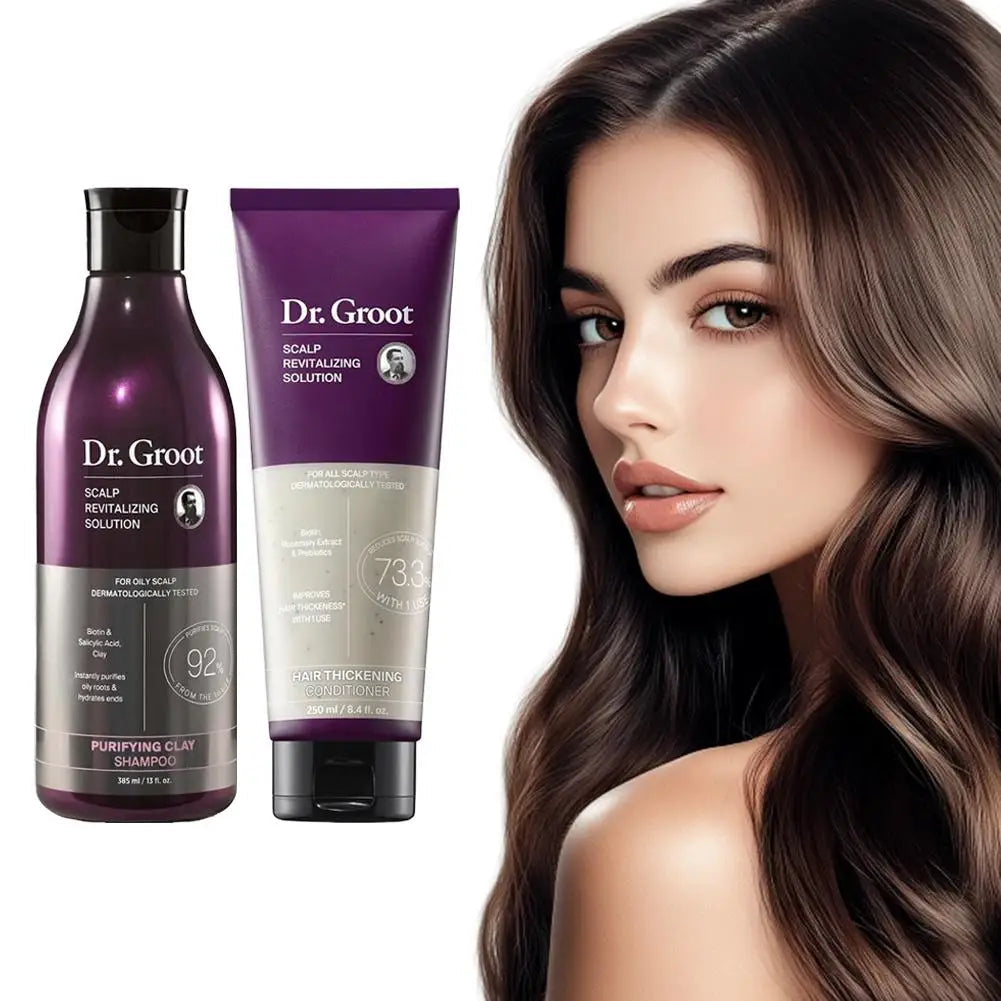 Dr.Groot Anti Hair Loss Shampoo Thickening Conditioner Deep Moisturizing Nourishing Oil Control Dandruff Remove Hair Care Halalzen