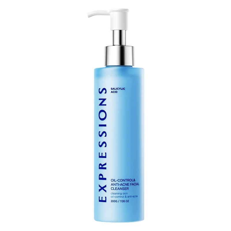 Korean Facial Cleanser – Salicylic Acid + Niacinamide, Blue Lotus & Lotus Extract for Fresh Clean & Oil-Balanced Skin Halalzen