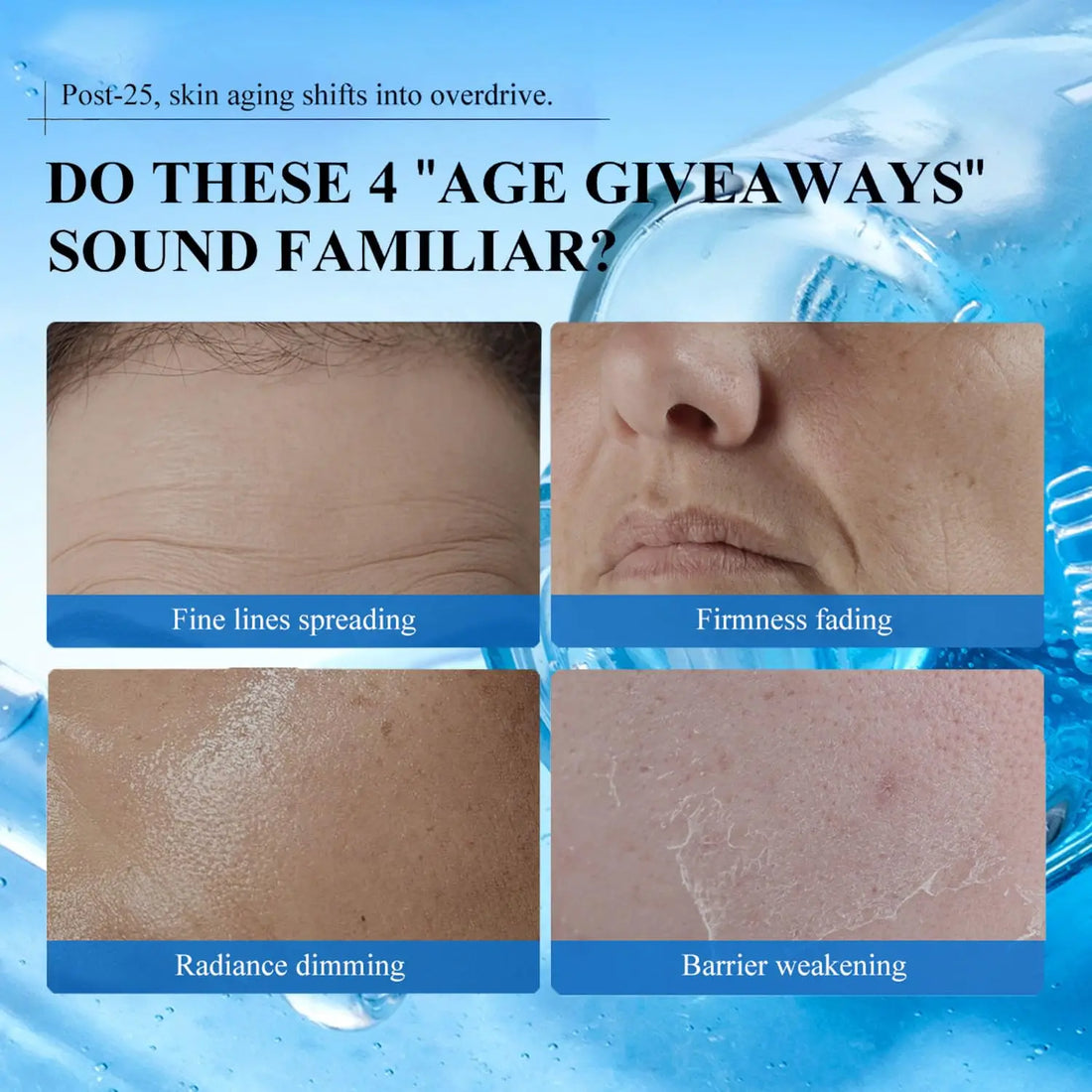 Premium GHK-Cu Copper Peptide SNAP-8 Anti-Aging Essence Fade Fine Lines Lifting Firming Hydration Boost Collagen All Skin Types