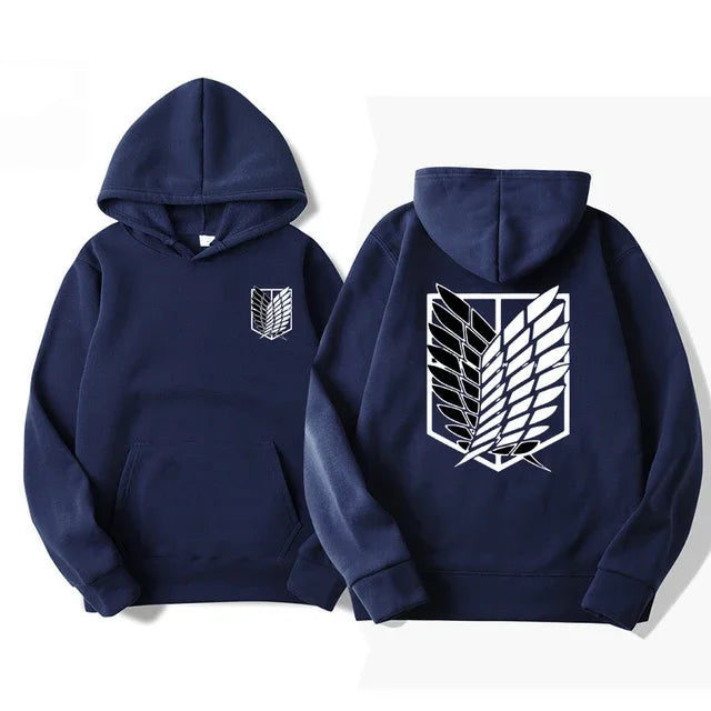 New Attack on Titan Men's Hoodie Anime Hoodies Men Women Streetwear Pullover Harajuku Hoodies Sweatshirt Clothes Male Sportswear