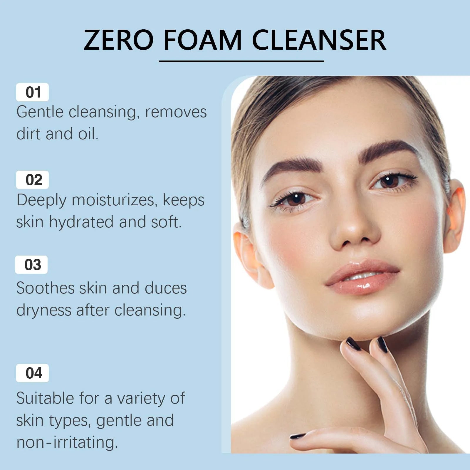 Moisturizing Cleanser Gently Cleanses Keratin Moisturizes And Brightens Facial Skin Deeply Moisturizes And Refreshes The Face Halalzen