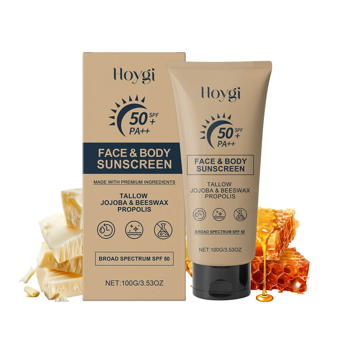 Sunscreen Cream for Face and Body Spf 50+ UV Protective Sun Block Isolation Anti Oxidant Waterproof Moisturizing Skin Sunblock Halalzen