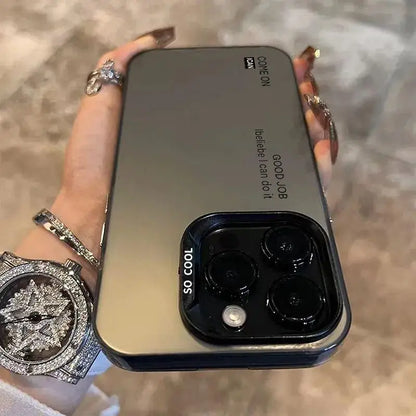 High-end Personality Anti-drop Armour Phone Case Shockproof Anti-slip Protective Cover for IPhone 16 Pro Max 15 Pro 14Plus 13 12