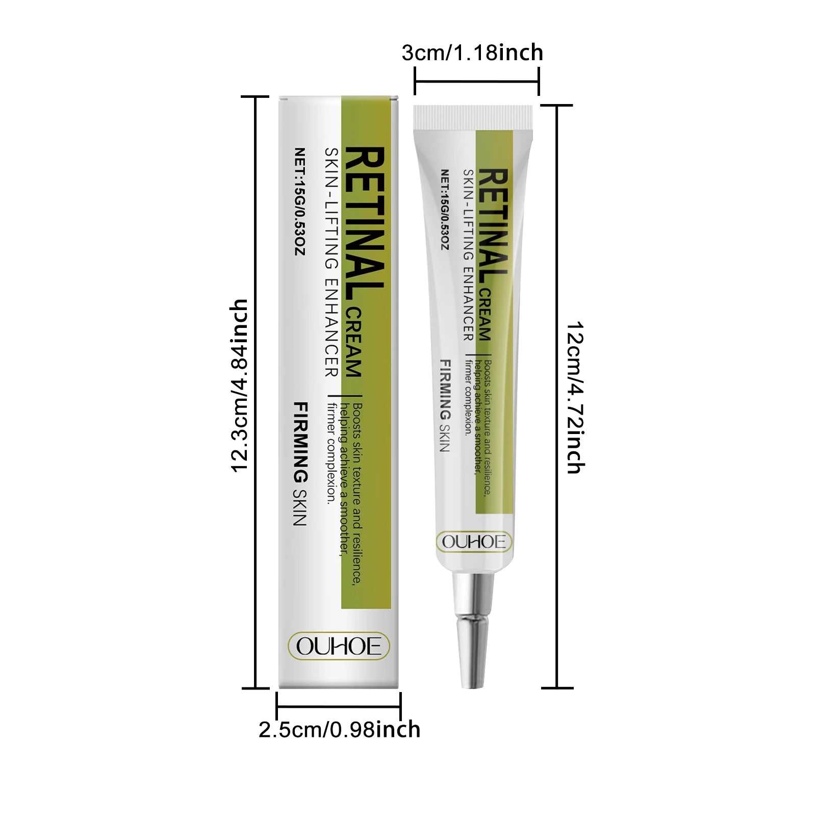 Retinol Tightening Face Cream Anti-Wrinkle Lifting Firming Night Cream Deep Hydrating Panthenol Moisturizer for Dry Mature Skin