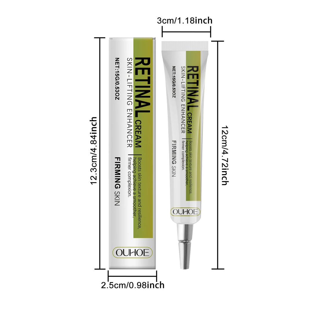 Retinol Tightening Face Cream Anti-Wrinkle Lifting Firming Night Cream Deep Hydrating Panthenol Moisturizer for Dry Mature Skin