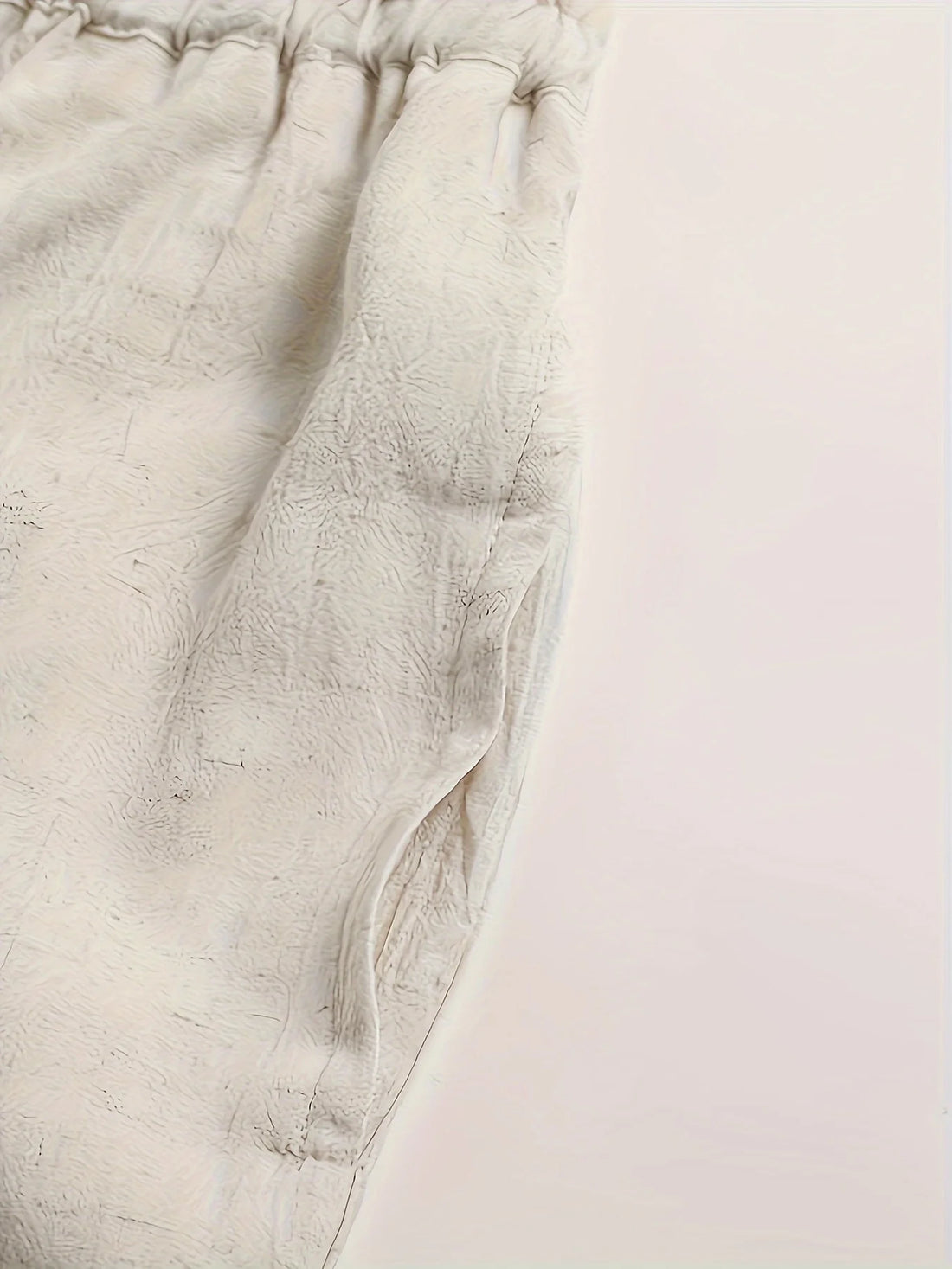 Men's plus-size slacks linen breathable sweatpants