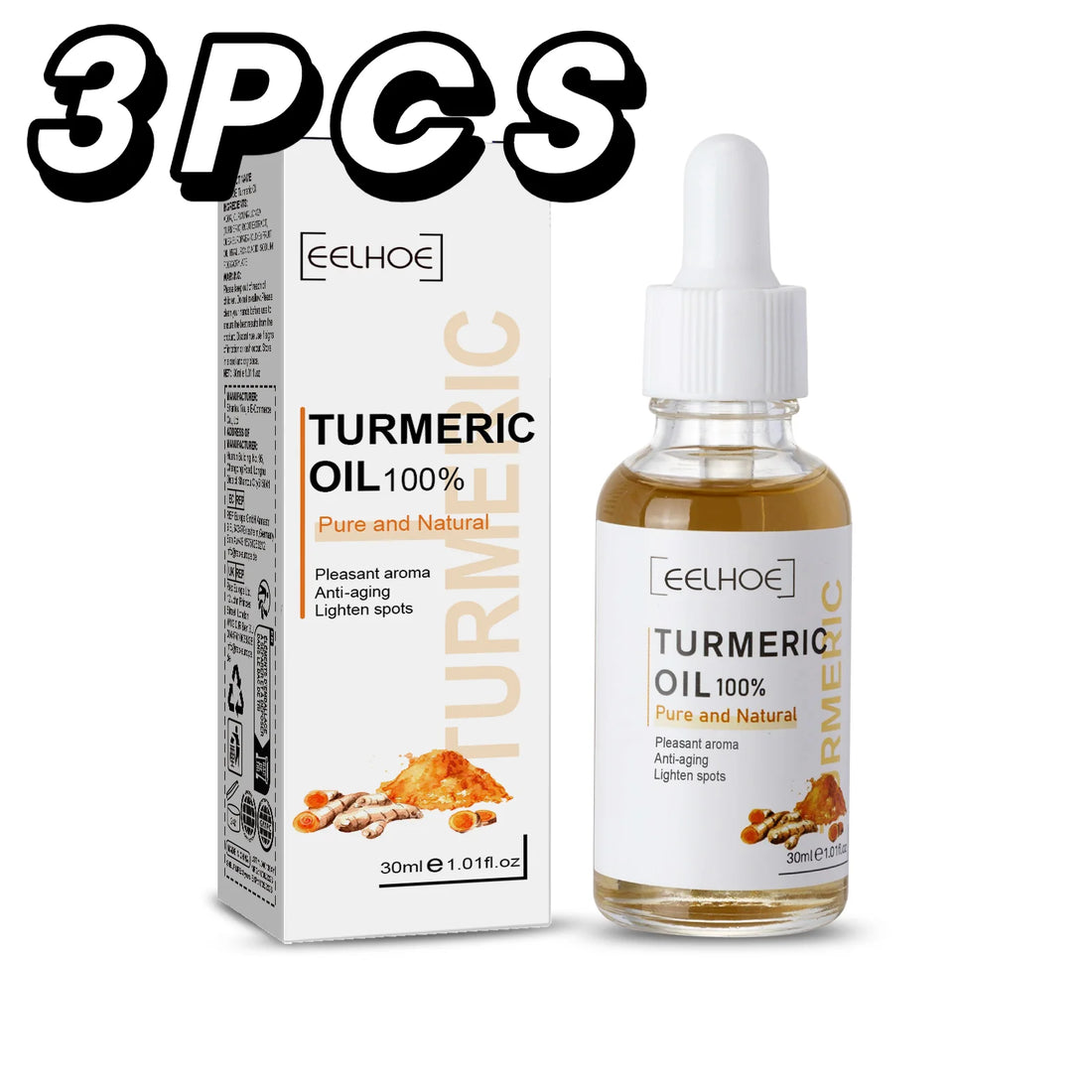 Turmeric Repair Essence For Reduces Dark Spots & Freckles,Moisturizes Face,Brightens And Evens Skin Tone,Improves Damaged Skin