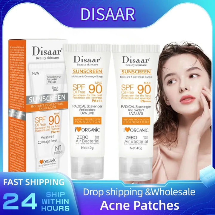 High SPF Facial Body Sunscreen Sun Cream Sunblock Skin Moisturizer Nourishing UV Protective Cream Anti Sun Face Protection Cream Halalzen
