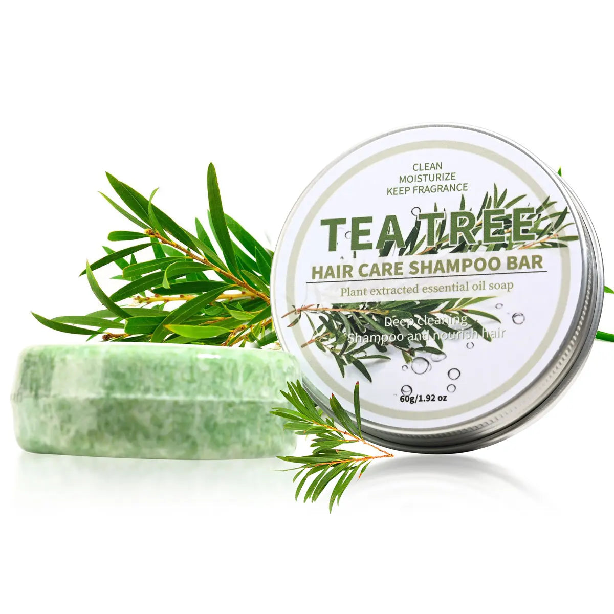Australian Tea Tree Essential Oil Nourishing Shampoo Deeply Cleanses Moisturizes Controls Oil In Shampoo Caring For Scalp Hair Halalzen
