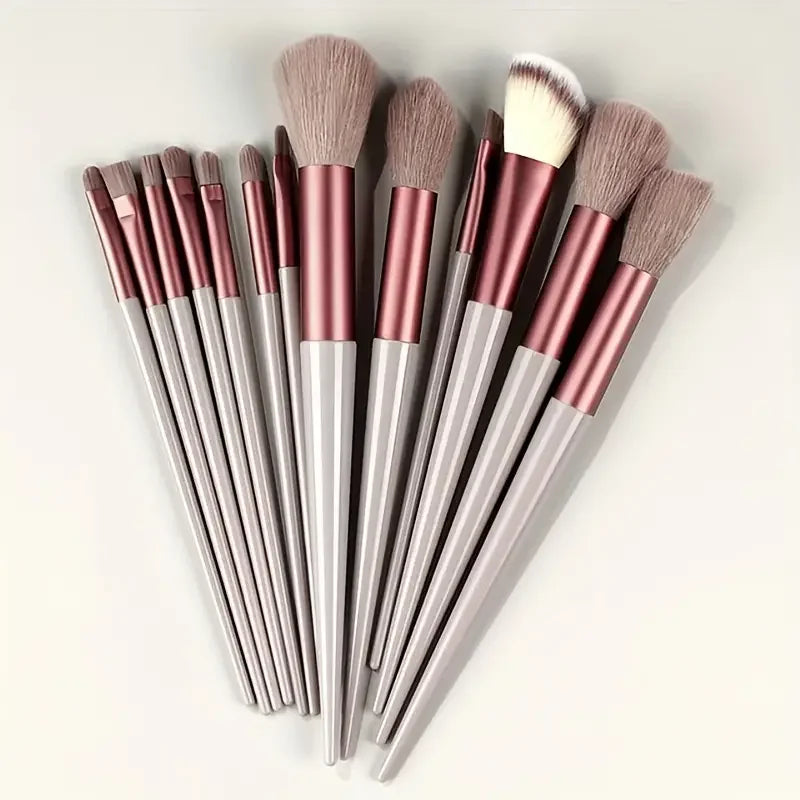 13Pcs Makeup Brushes Set Soft Fluffy Eye Shadow Highlighter Concealers Brush Blush Loose Powder Brush Blending Women Beauty Tool