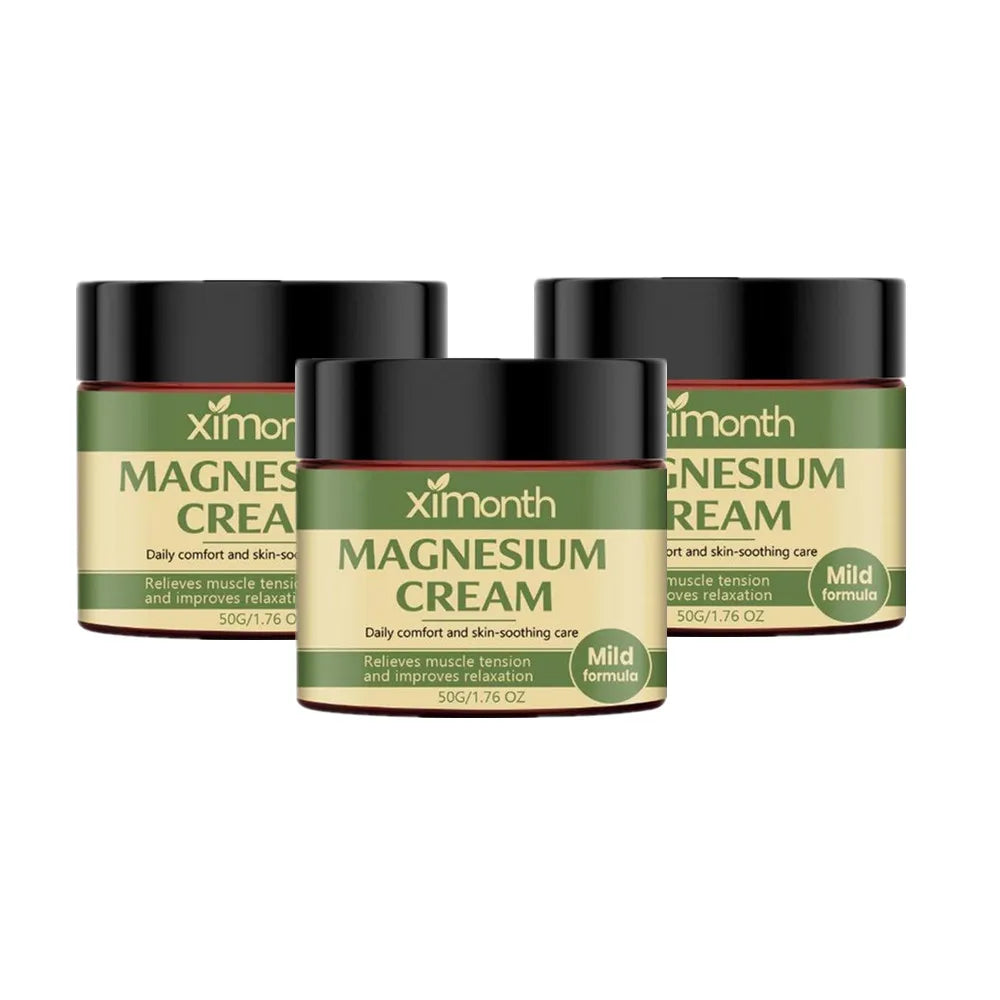 Magnesium Soothing Body Cream - Relieves Tension & Muscle Discomfort, Deep Moisturizing Joint Relief Cream for All Skin Types