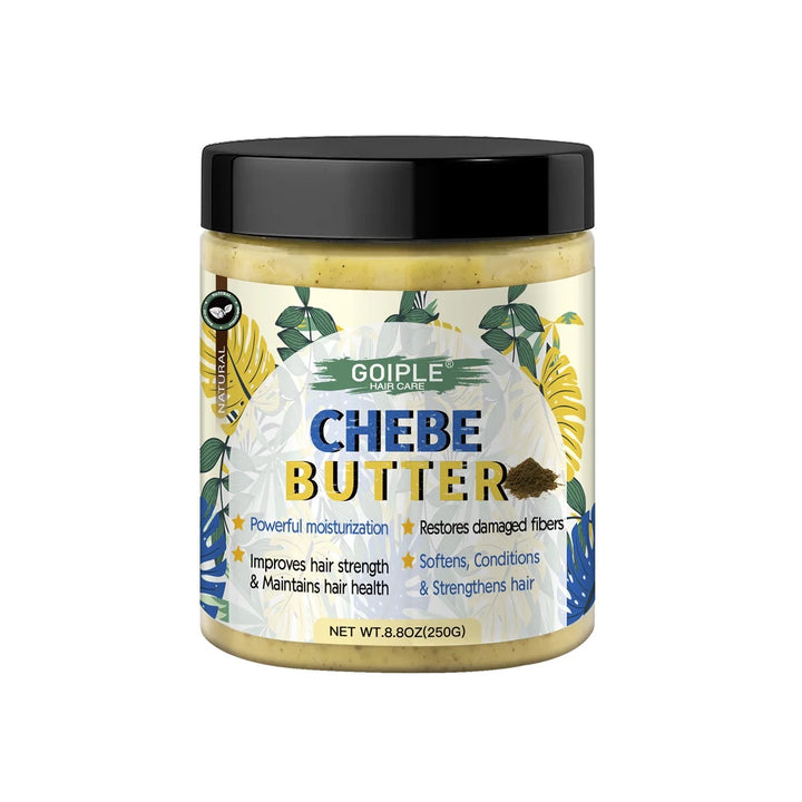 GOIPLE 250g CHEBE Butter for Men & Women Dry, Damaged,Frizzy Hair Moisturizing & Nourishing Cream,Natural Chebe Hair Growth Mask